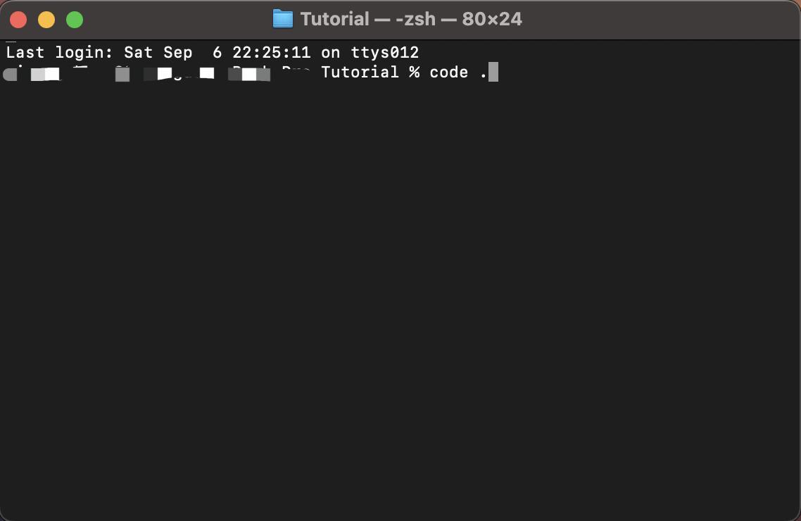 使用 VS Code 打开工程